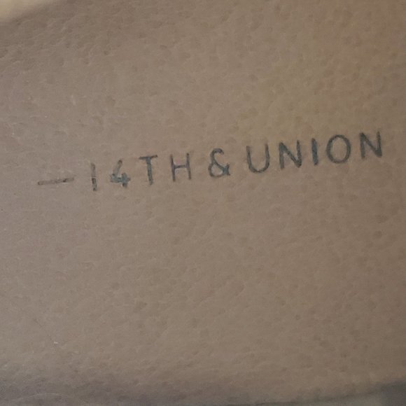 14th & Union Black Faux Leather Ankle Booties Size 6.5M - Picture 9 of 16